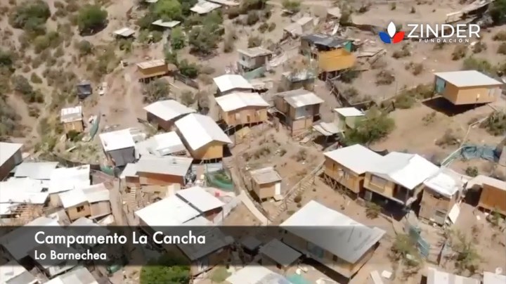 Campamento La Cancha, Lo Barnechea: there are more and more campamentos in Chile.