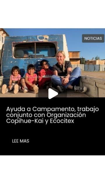 Campamento Dignidad, La Florida: with Copihue-Kai and Ecocitex we delivered clothing for over 100 families, strollers, cribs and car seats.