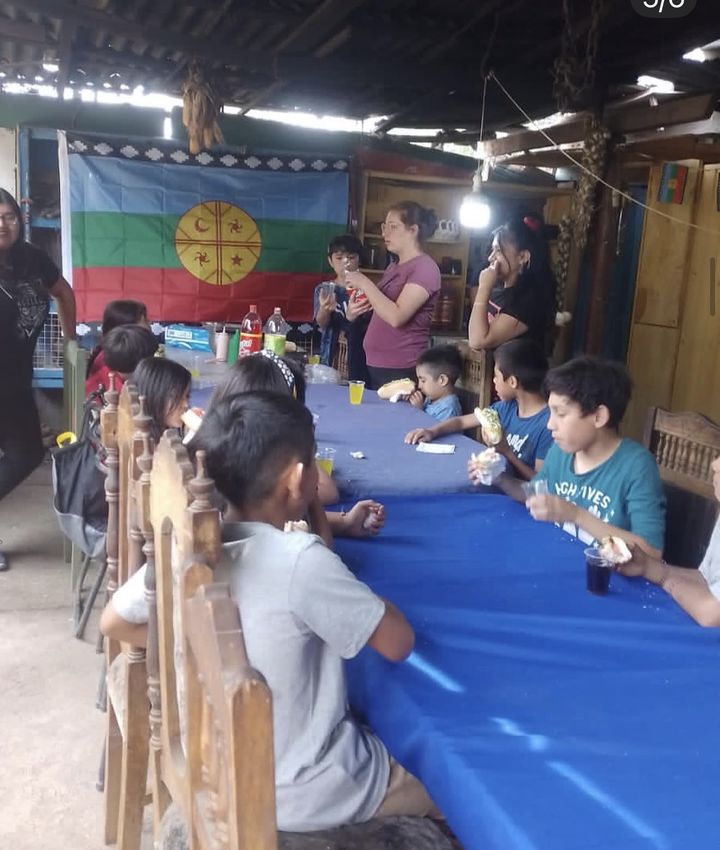 A Christmas party for a Mapuche community with about 50 children: small gifts and sweets from the foundation. Thanks to everyone who helps us help!