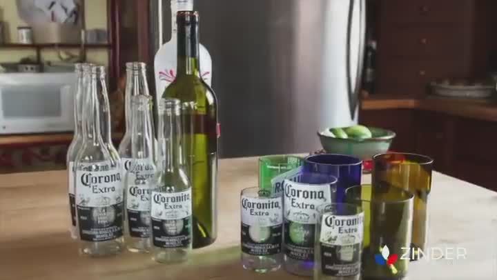 Second Life: glasses made from recycled bottles, sold to fund food for poor families and gifts for children.